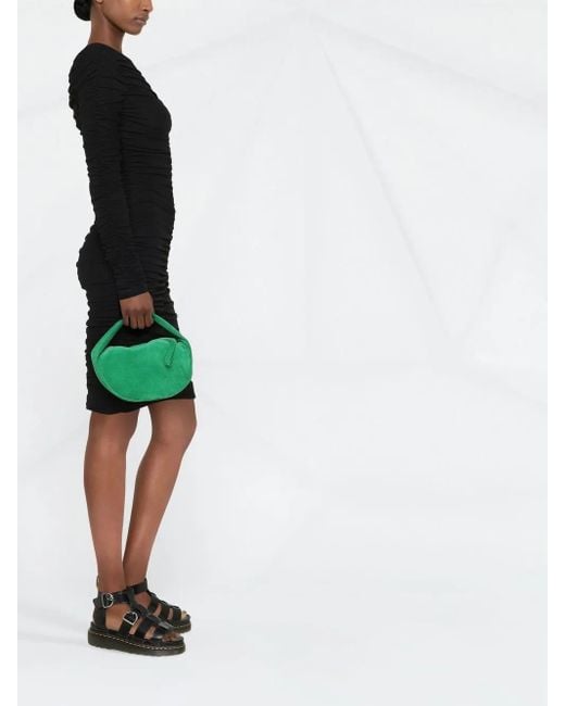 DSquared² Black Ruched-Effect Dress