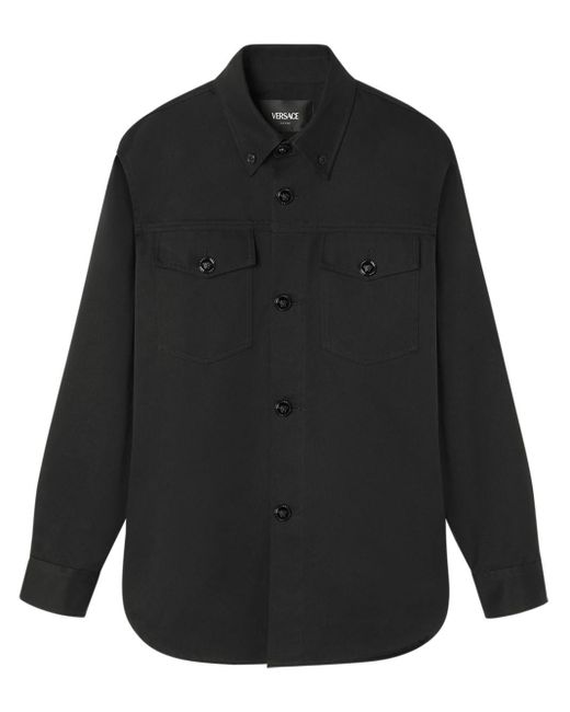 Versace Overhemd Met Knopen in het Black voor heren