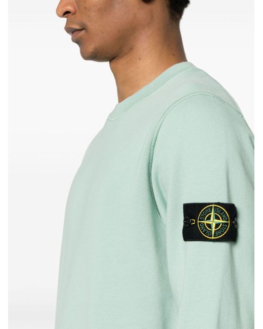 Stone Island Sweater Met Compass-logopatch in het Green voor heren