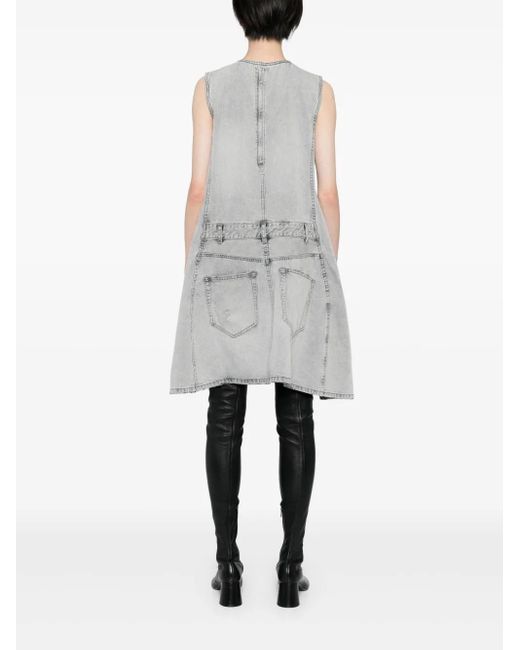 JNBY ノースリーブ デニムワンピース Gray