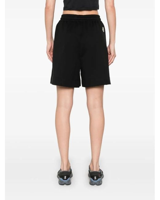 Moncler Black Drawstring Track Shorts