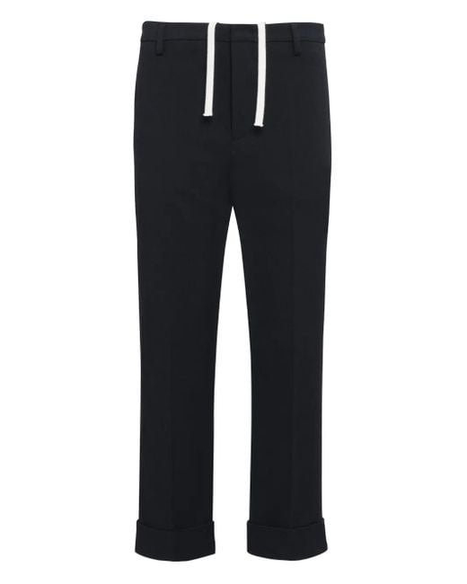 Pantalones Andrew Tela de color Black