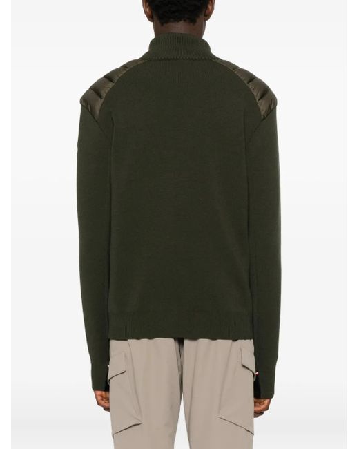 Pull Zippé Moncler pour homme en coloris Green