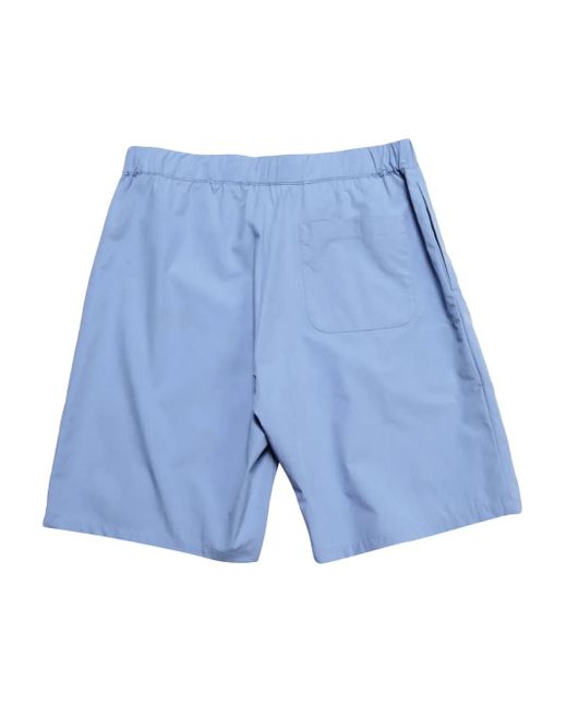 Sophnet Blue Elasticated-Waist Shorts for men