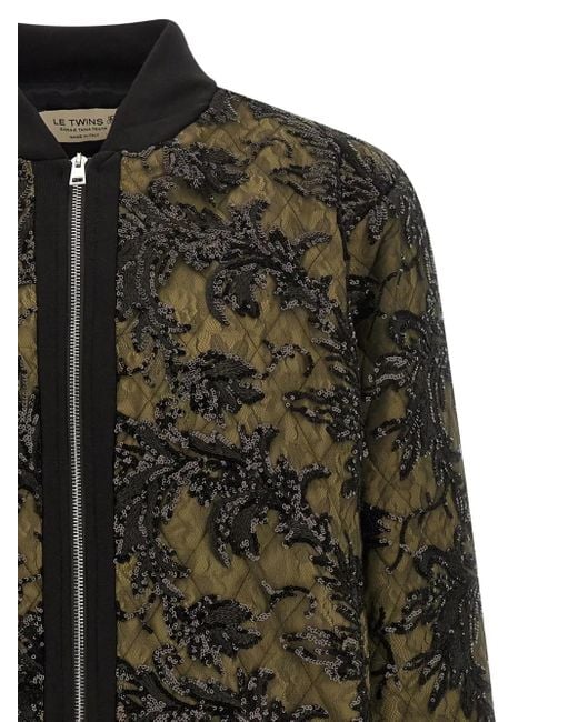 Le twins Black Belluno Bomberjacke