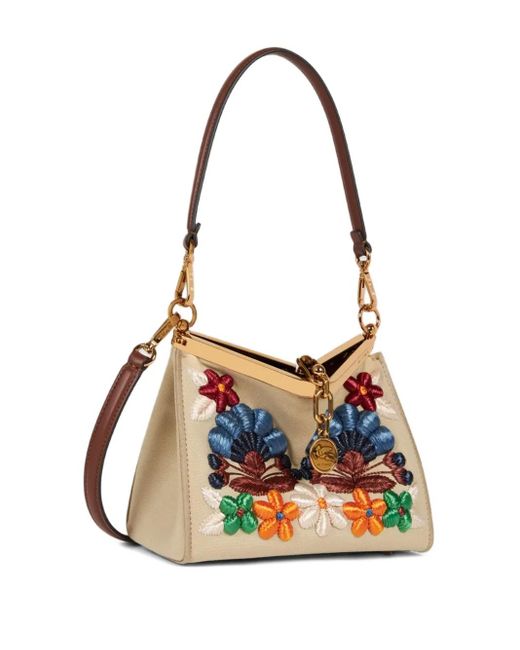 Etro Gray Kleine Vela Schultertasche