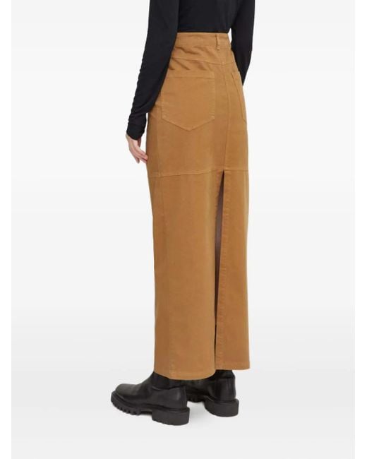 Herskind Natural Button-Fastening Maxi Skirt