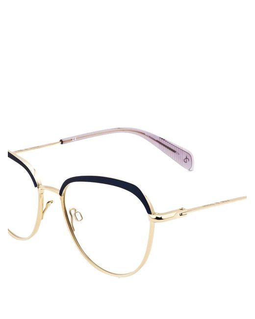 Rag & Bone White Geometric-Frame Glasses