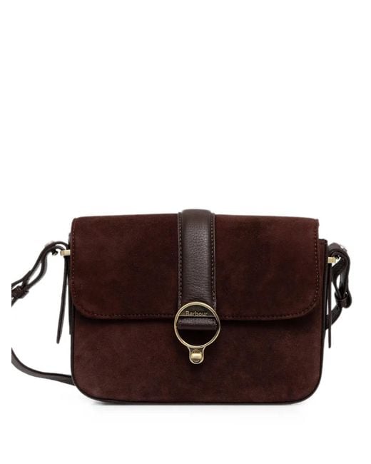 Barbour Brown Rosa Suede Cross Body Bag