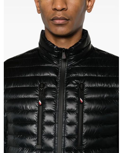 Moncler Black High-shine Padded Jacket - Men's - Polyamide/polyester/goose Down for men
