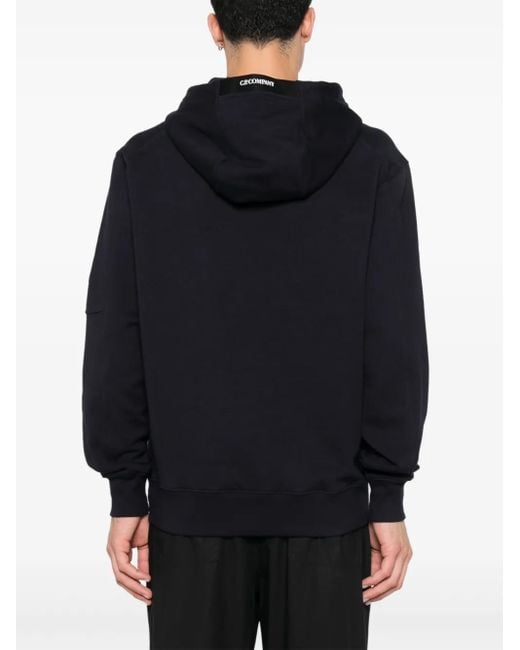 C P Company Blue Sweatshirts Sweat Hooded 18Cmss024A005086W for men