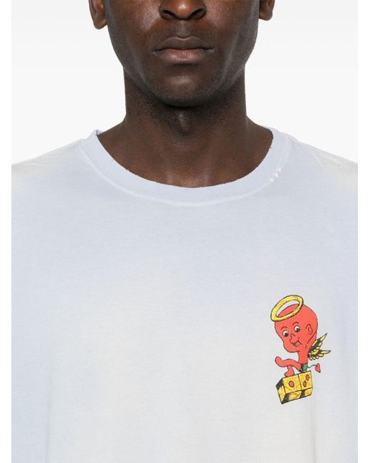 Camiseta con estampado Diablo Alchemist de hombre de color White