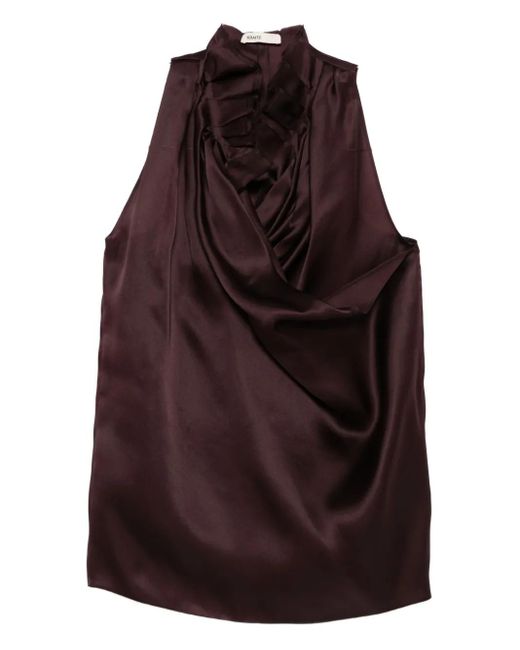 Khaite Meegan Gedrapeerde Top in het Purple