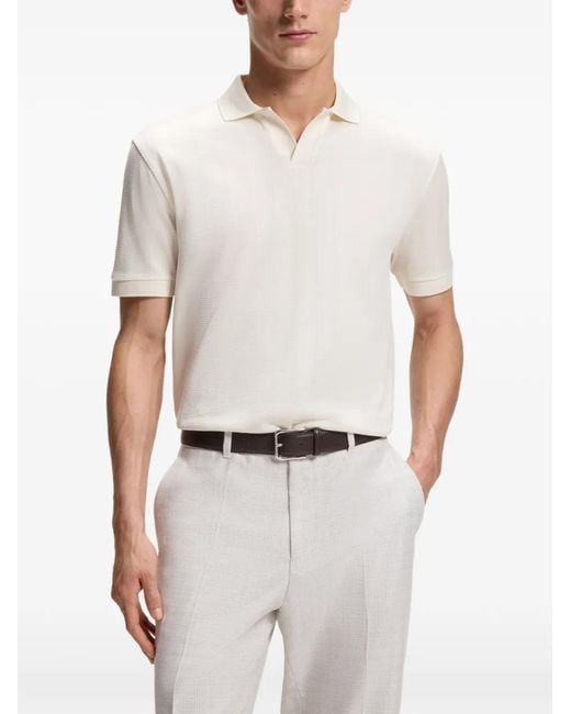 Boss White Short-Sleeve T-Shirt for men