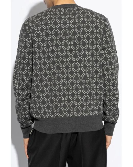 Givenchy Gray Crew Neck Sweater for men