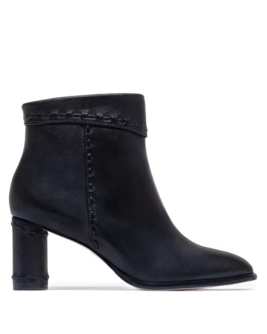 Bernardo Black 1946 7.6 Gene Block-Heel Boots