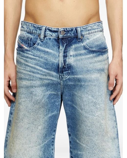 DIESEL Blue Remaster Capsule D-Rixford-S Denim Shorts for men