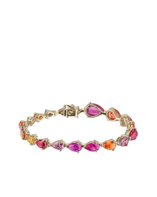 Anabela Chan Orange Bracelet Sunset Nova En Or Jaune Vermeil 18Ct