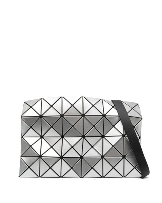 Bolso de hombro Row con paneles geométricos Bao Bao Issey Miyake de color Gray
