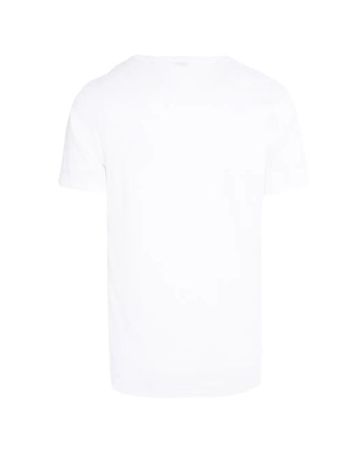 Zimmerli of Switzerland White Short-Sleeve T-Shirt for men