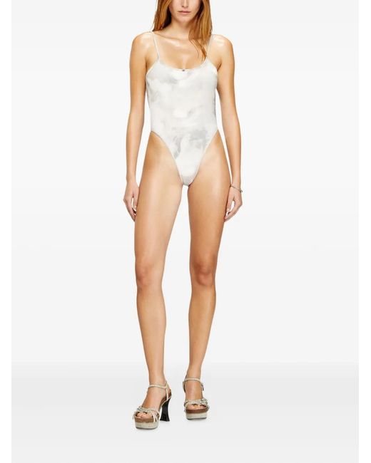 DIESEL White Ella-Utlt Swimsuit