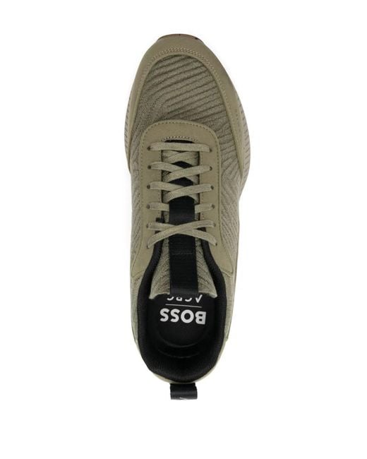 Boss Green X Acbc Speckled-Effect Sneakers for men