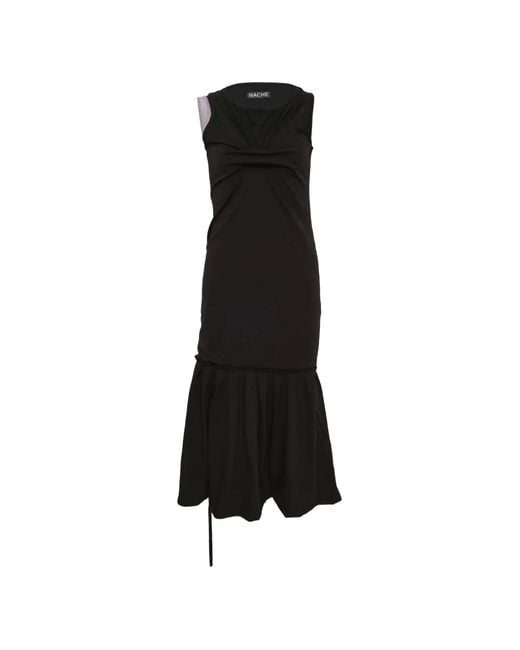 Hache Black Multiway Maxi Dress