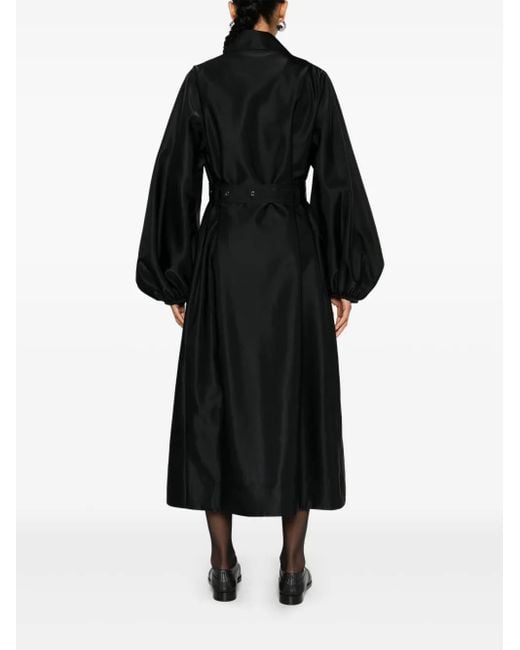 CECILIE BAHNSEN Black Orah Trench Coat