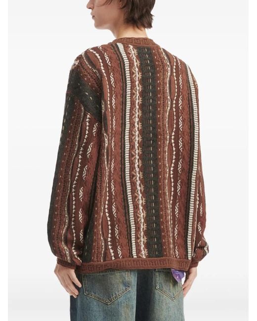 Jersey A Rayas AFTERMATHS de hombre de color Brown