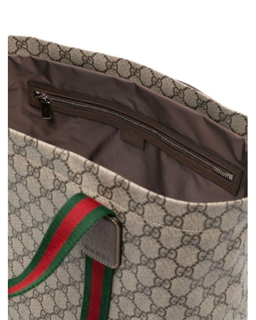 Gucci Brown Medium GG Tender Tote Bag for men