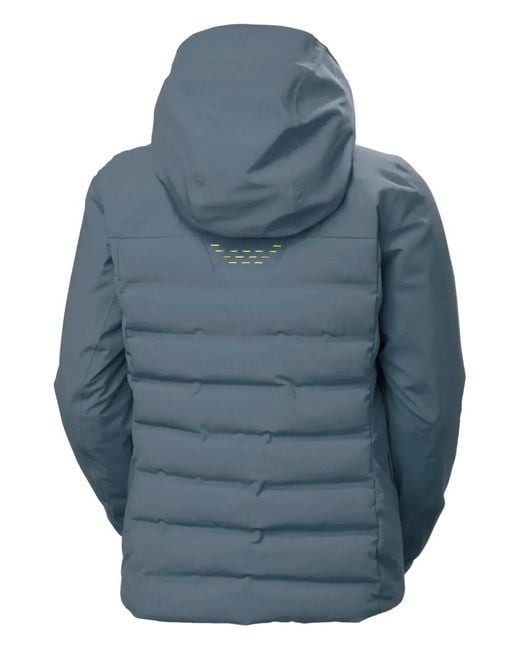 Helly Hansen Blue Hooded Ski Jacket