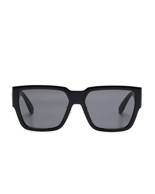 Versace Black Square-Frame Sunglasses