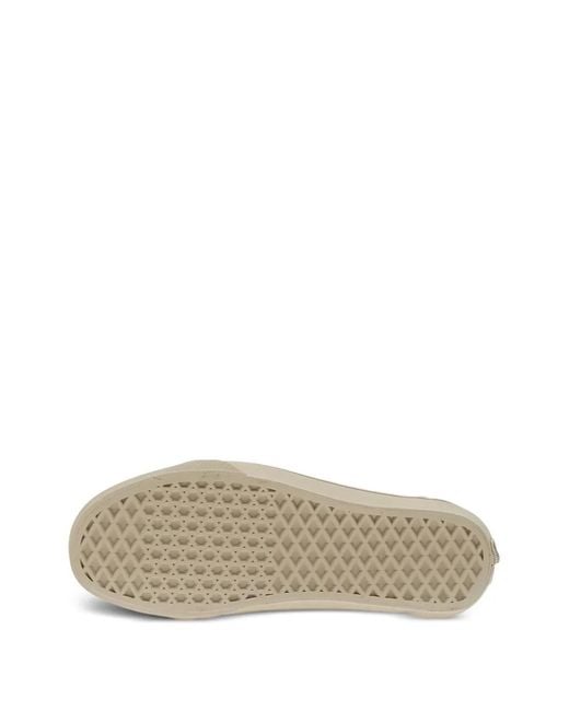 Vans White Old Skool Side-Stripe Sneakers