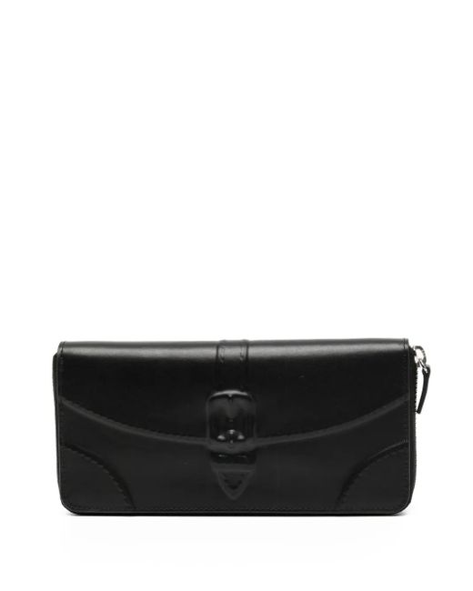 Maison Mihara Yasuhiro Black Längliches Invisible Portemonnaie