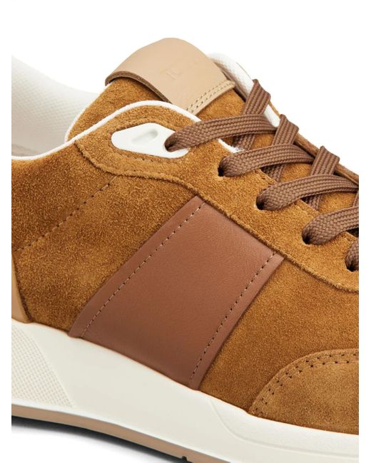 Tod's Brown Suede Sneakers for men