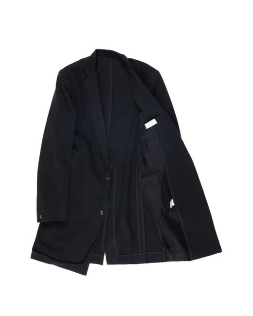 ALEXANDER DIGENOVA Black Veste Boutonnée À Revers Crantés for men