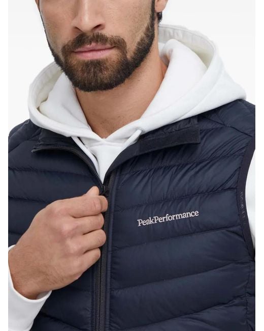 Chaleco Acolchado Peak Performance de hombre de color Blue
