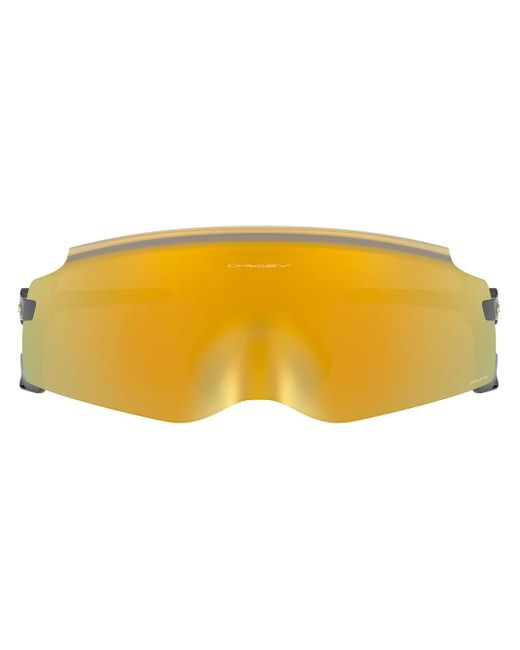 Oakley Yellow Kato Shield Frame Sunglasses