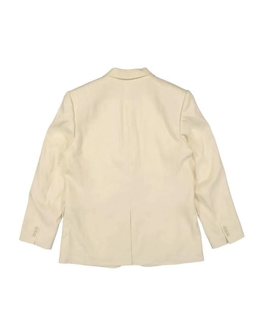 Helmut Lang Natural Single-Breasted Blazer for men