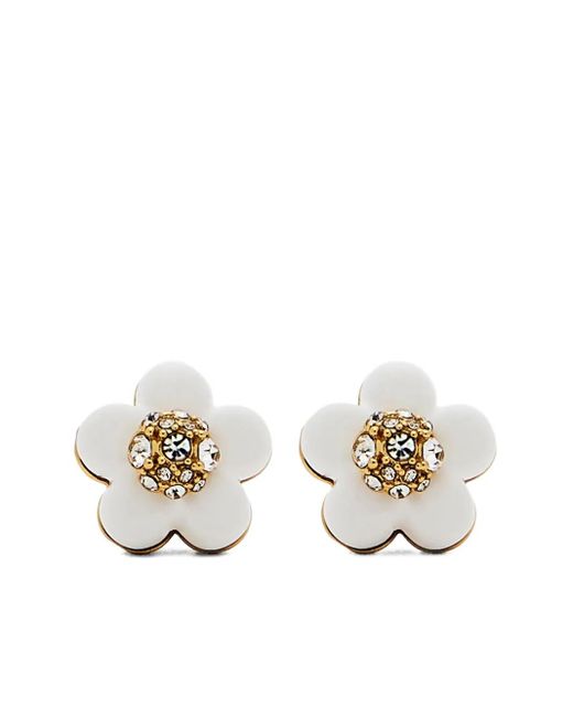 Marc Jacobs The Enamel Wild Daisy ピアス White