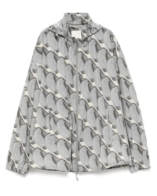 JNBY Gray Hooded Sunscreen Jacket