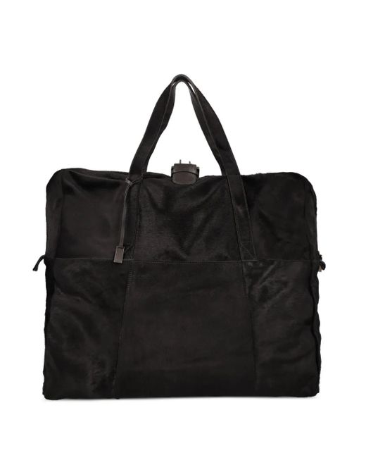 メンズ HUGO レザーバッグ Black