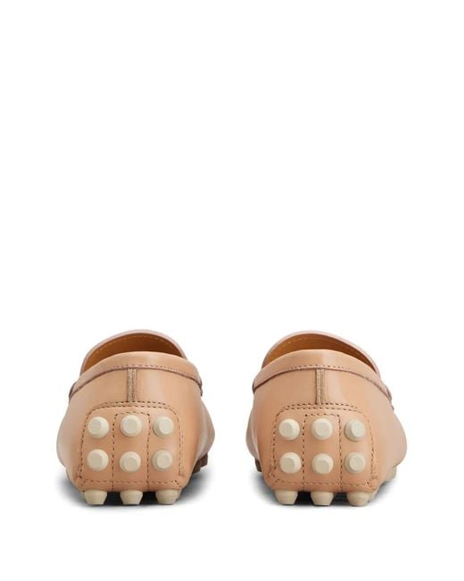 Tod's Natural Flat Shoes