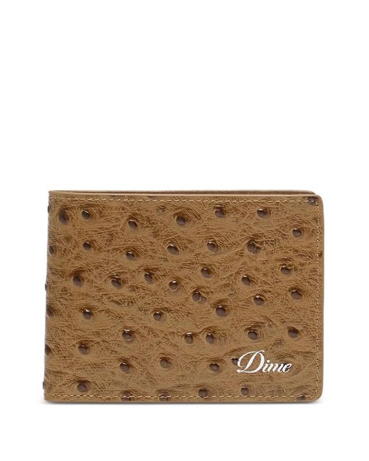 Dime Brown Portefeuille À Logo Imprimé