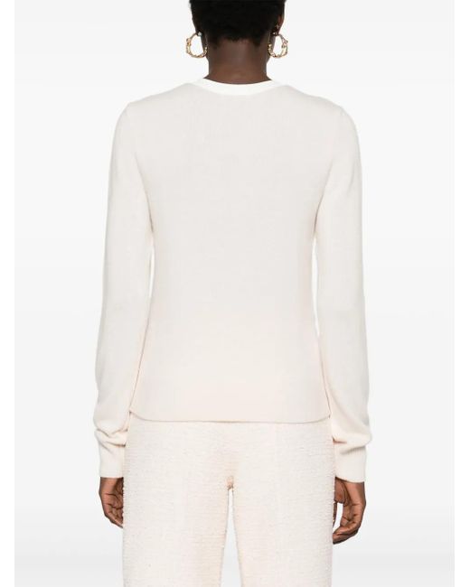 Sandro Pink Pullover Mit Druckknopfleiste