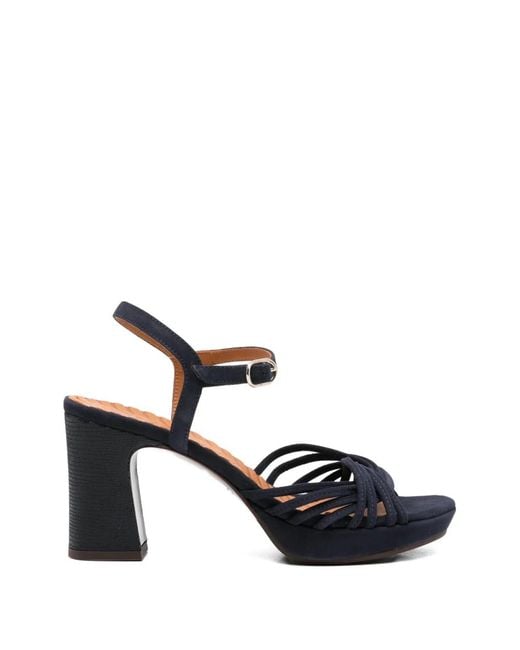 Chie Mihara White Keske Suede Sandals