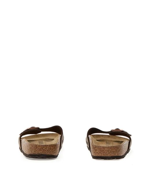 Birkenstock Brown Madrid Birko-Flor Nubuck Sandals