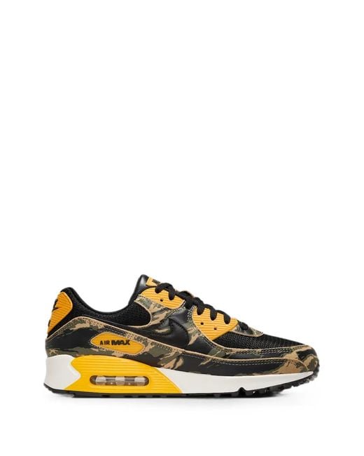 Nike Yellow Air Max 90 Sneakers for men
