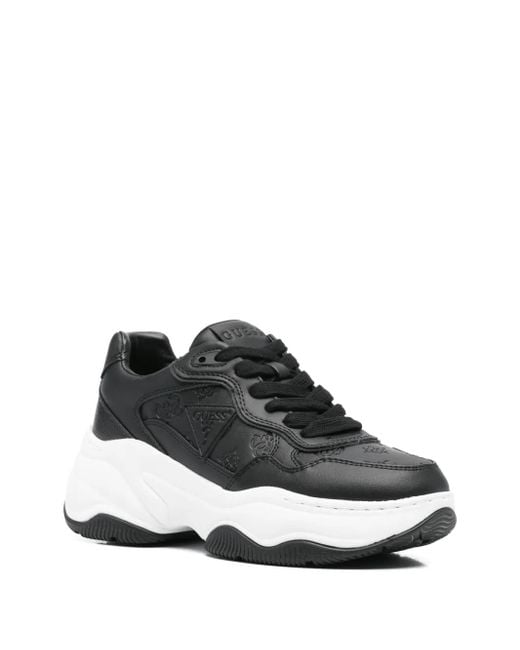 Guess Black Hapyy Sneakers
