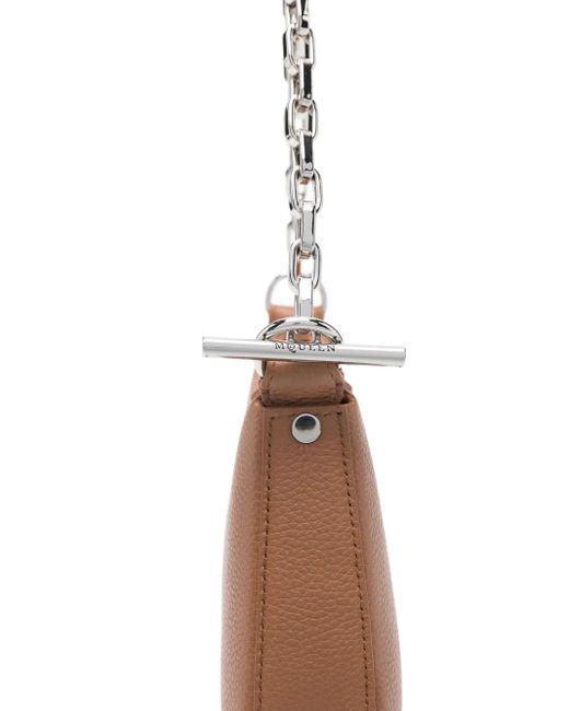 Alexander McQueen White Mini Schultertasche mit T-Riemen